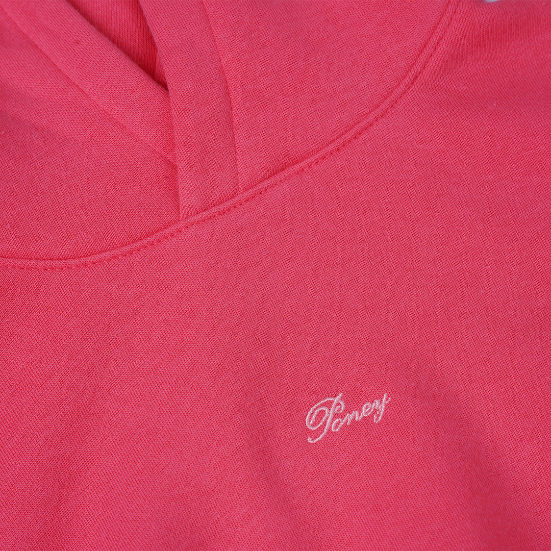 Poney Girls Fuchsia Cropped Hooded Sweatshirt