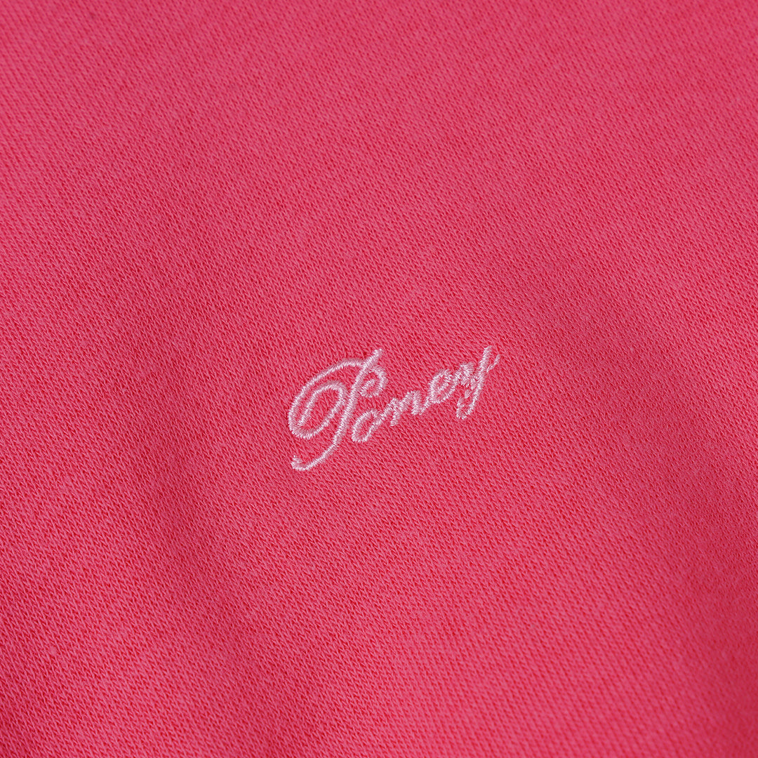 Poney Girls Fuchsia Cropped Hooded Sweatshirt