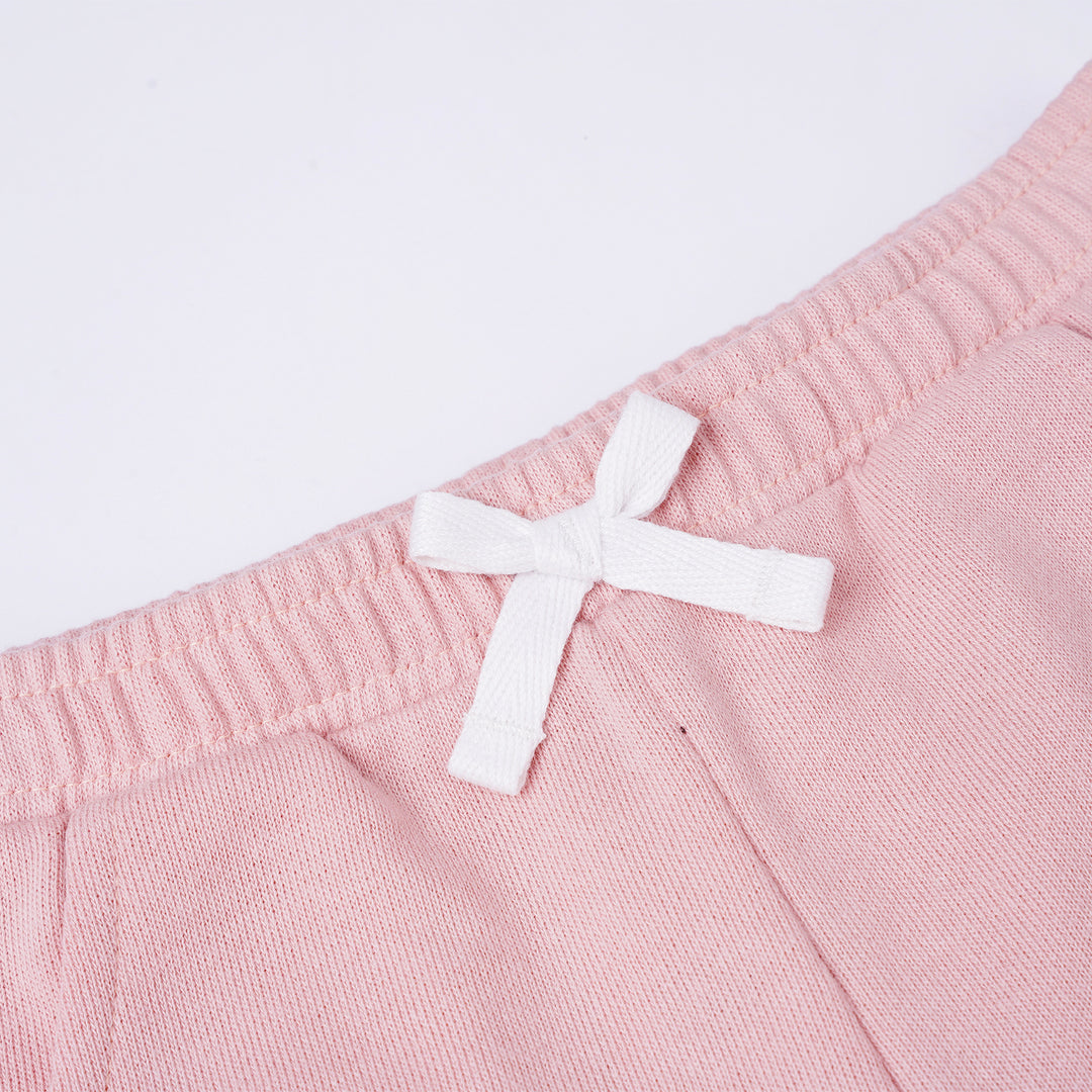Poney Girls Pink Shorts with Bow