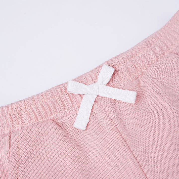 Poney Girls Pink Shorts with Bow