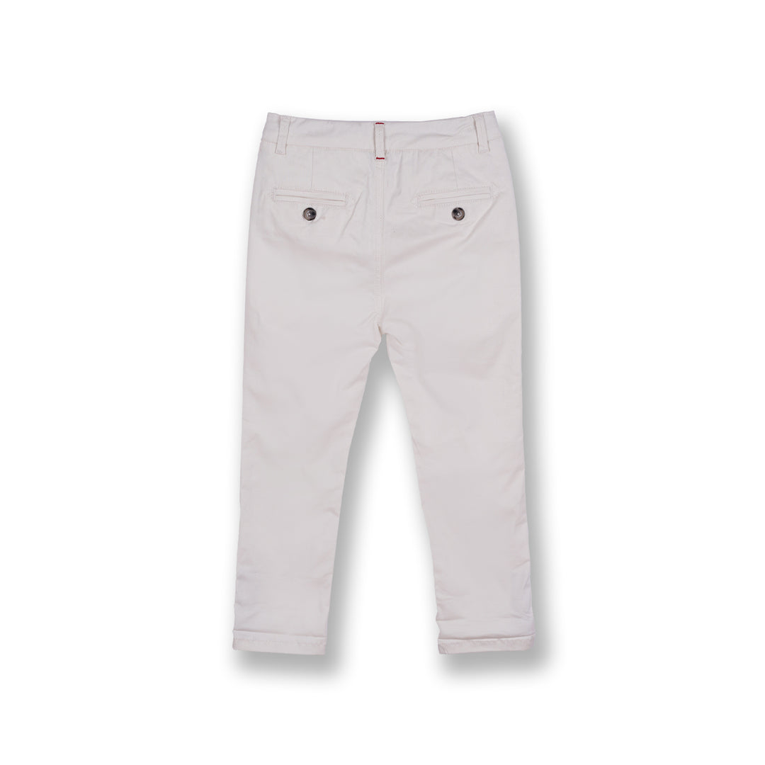 Poney Boys Khaki Casual Slim Fit Long Pants