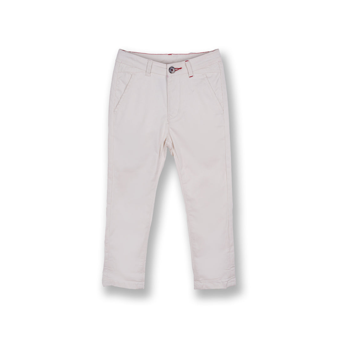Poney Boys Khaki Casual Slim Fit Long Pants