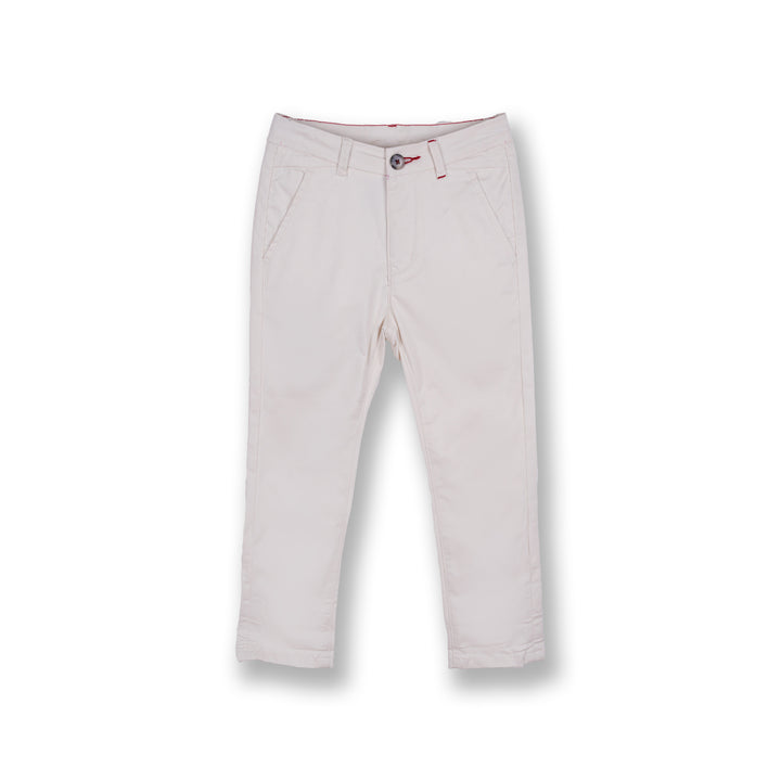 Poney Boys Khaki Casual Slim Fit Long Pants