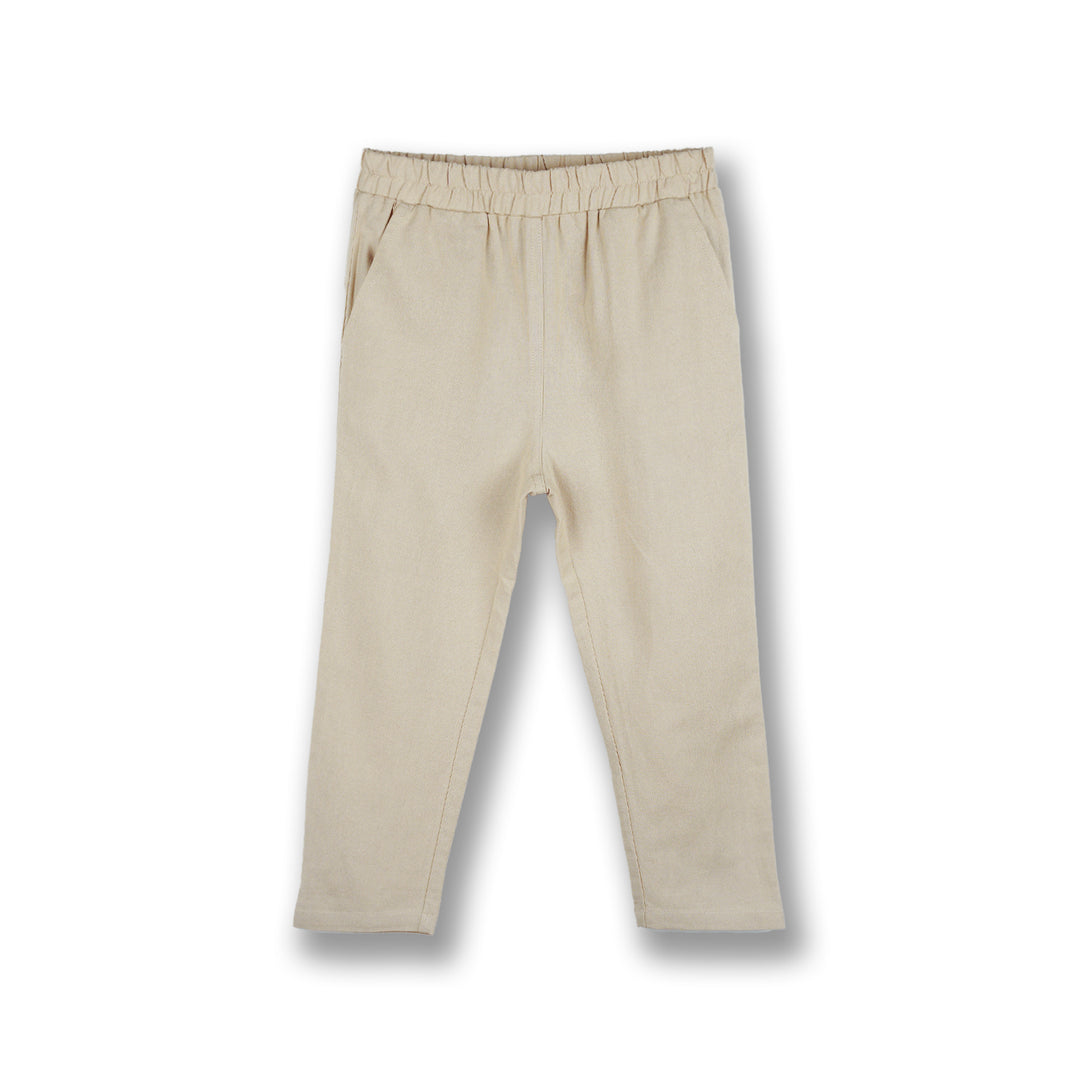 Poney Boys Khaki Oatmeal Long Pants