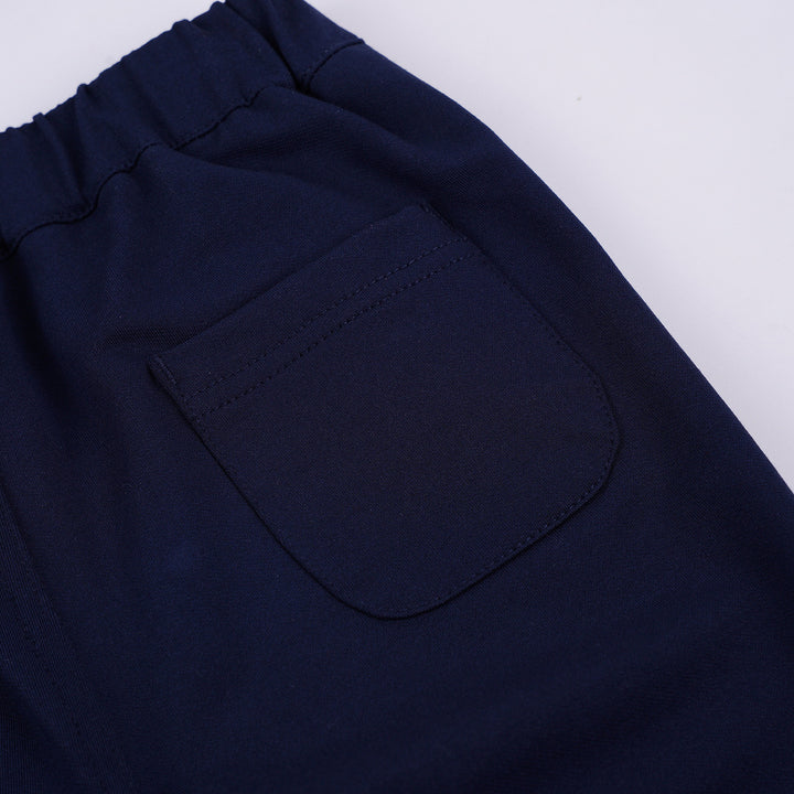 Poney Girls Navy Buttoned Long Pants