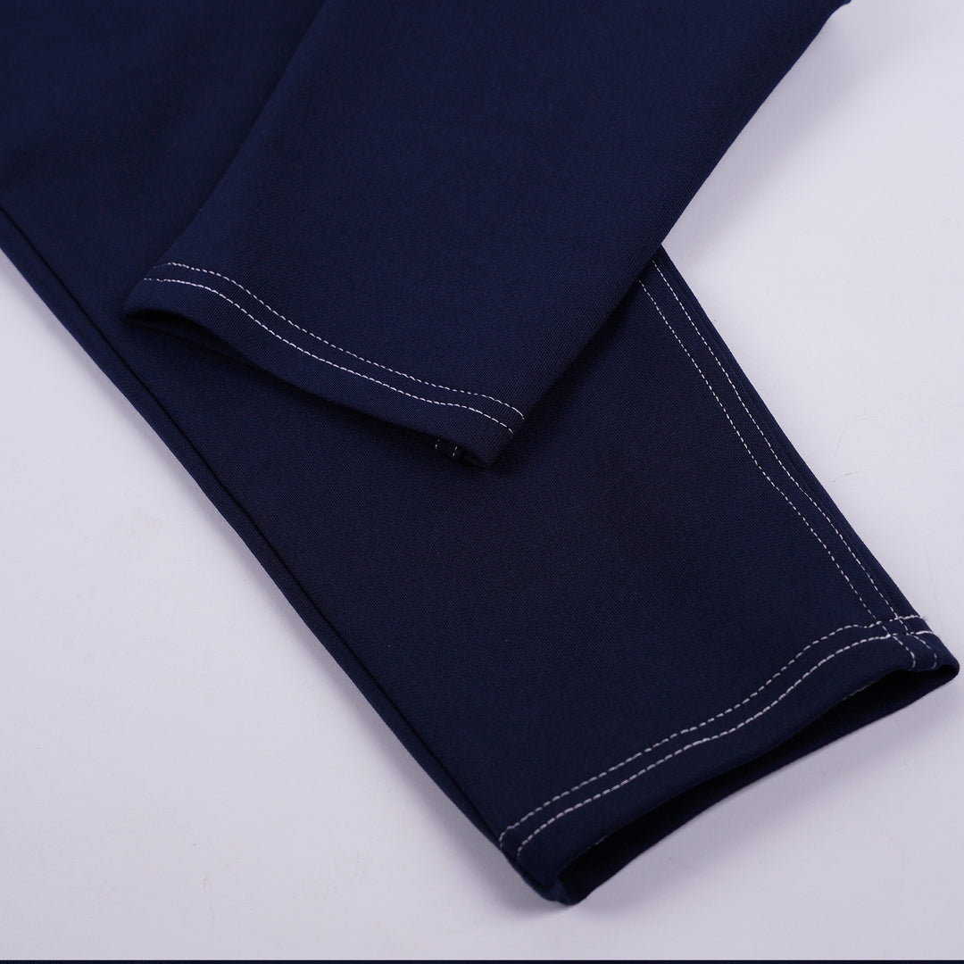 Poney Girls Navy Buttoned Long Pants