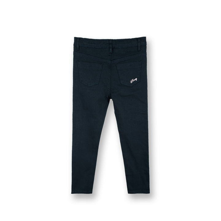 Poney Girls Black Capri Slim Pants