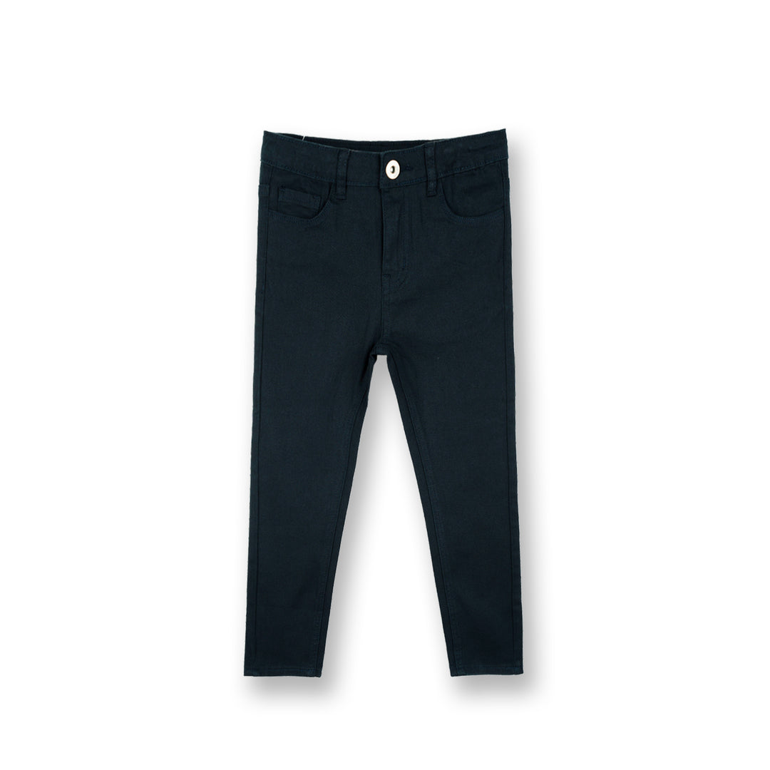 Poney Girls Black Capri Slim Pants