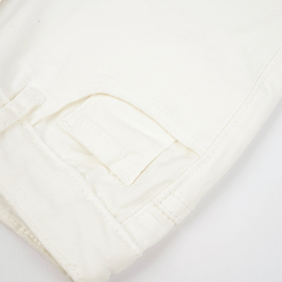 Poney Girls Cream Capri Slim Pants