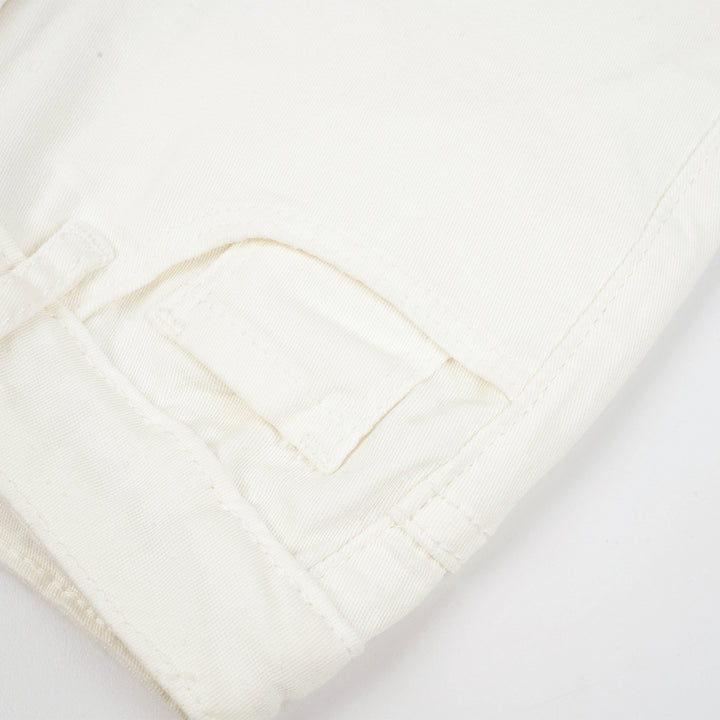 Poney Girls Cream Capri Slim Pants