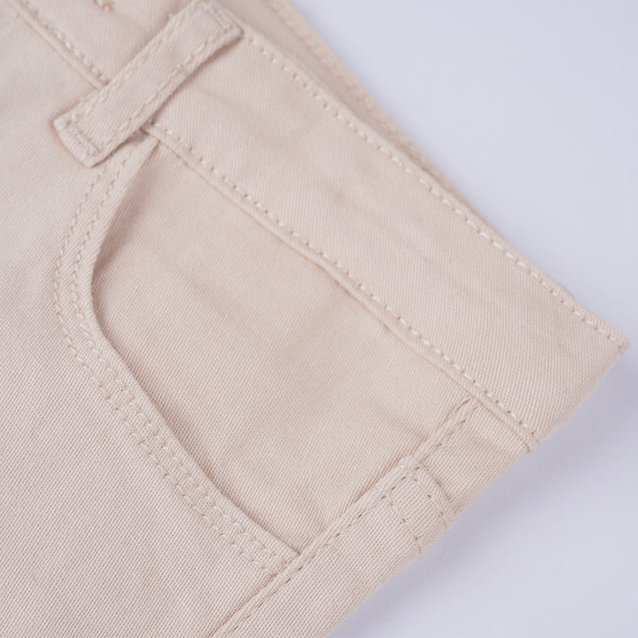 Poney Girls Lt. Khaki Slim Capri Pants