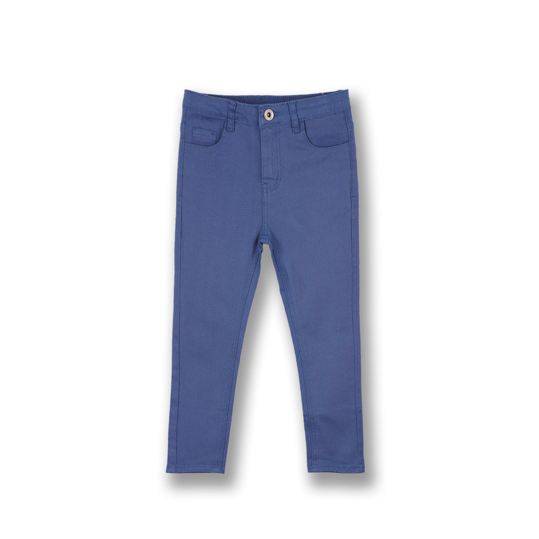 Poney Girls Dark Blue Capri Slim Pants