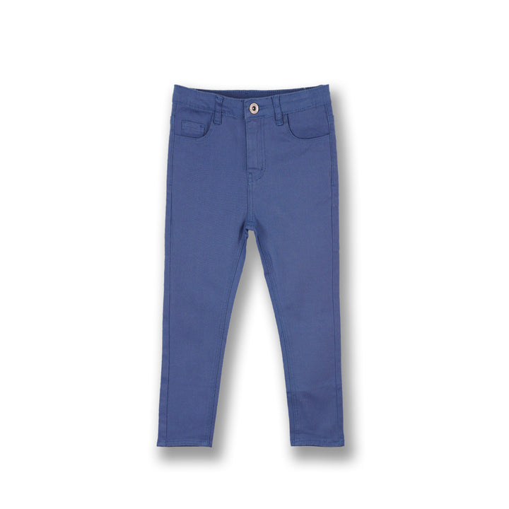 Poney Girls Dark Blue Capri Slim Pants