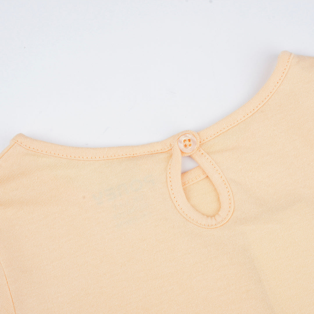 Poney Girls Orange Funshiney Mountain Long Sleeve Top