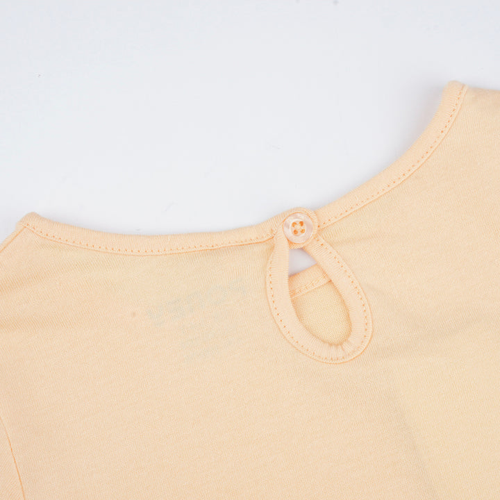 Poney Girls Orange Funshiney Mountain Long Sleeve Top