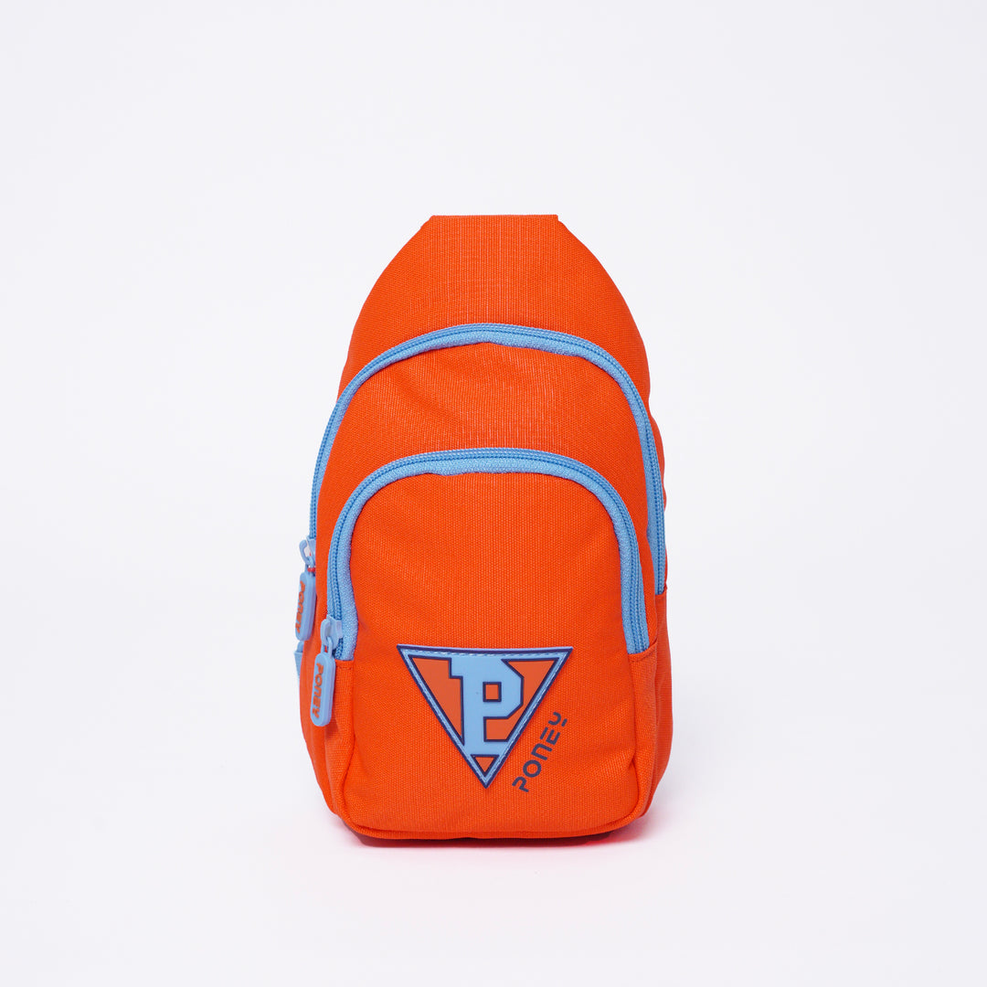 Poney Girls Orange Poney Logo Sling Bag KG016