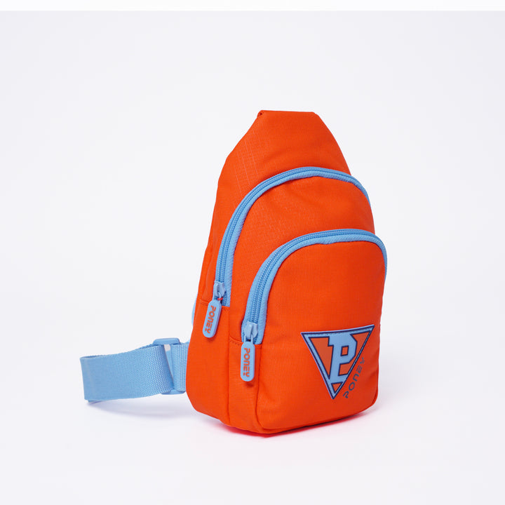 Poney Girls Orange Poney Logo Sling Bag KG016
