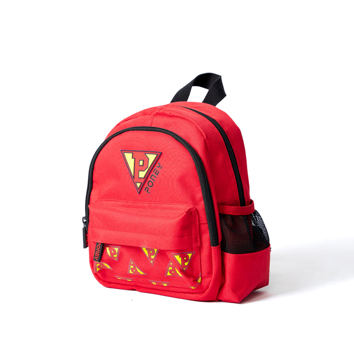 Poney Boys Red Poney Logo 10'' Backpack Bag TB010