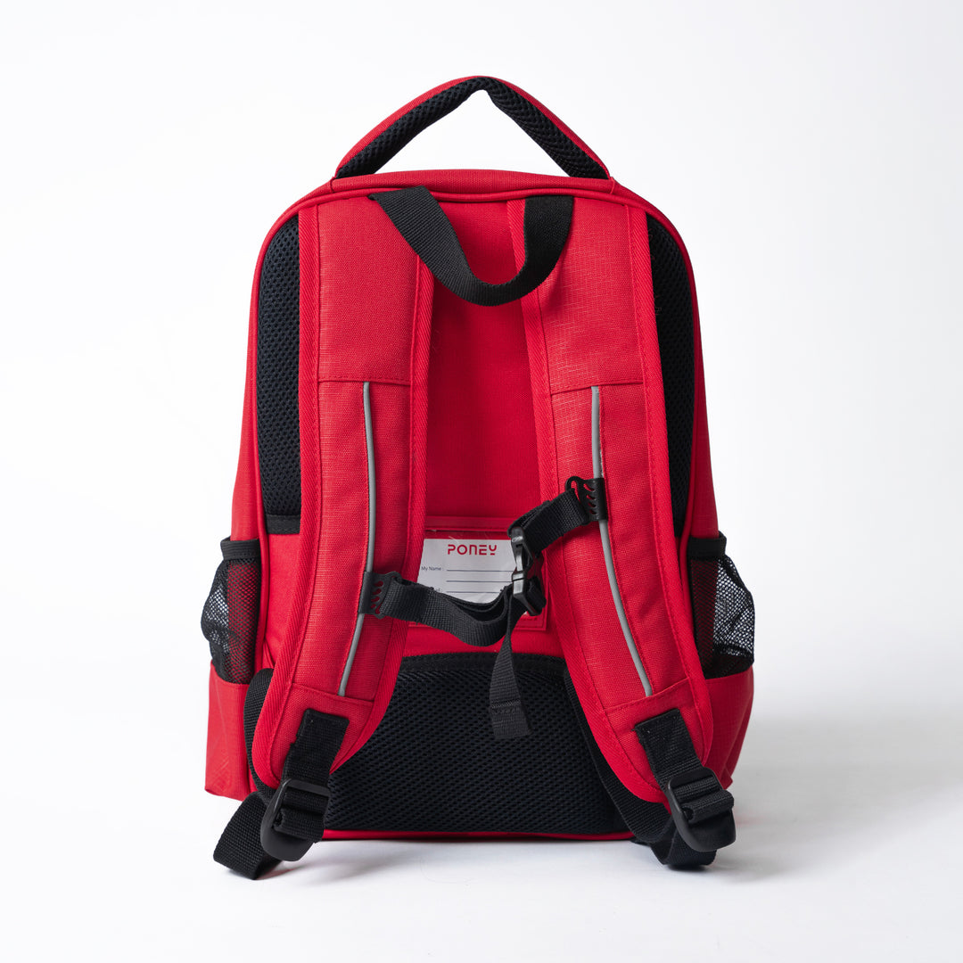 Poney Boys Red Poney Logo 14'' Backpack Bag TB011