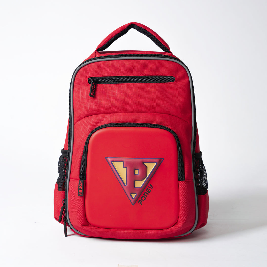Poney Boys Red Poney Logo 14'' Backpack Bag TB011