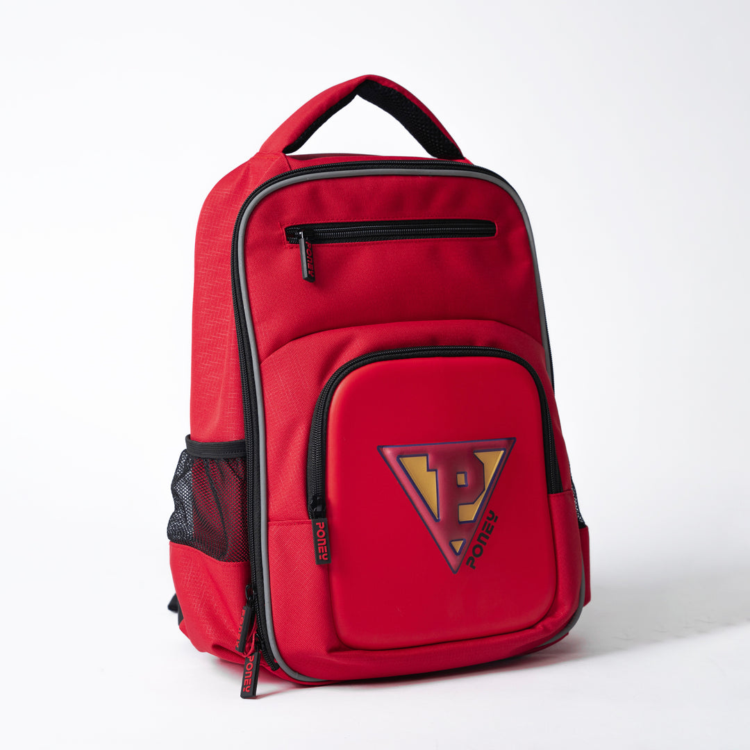 Poney Boys Red Poney Logo 14'' Backpack Bag TB011