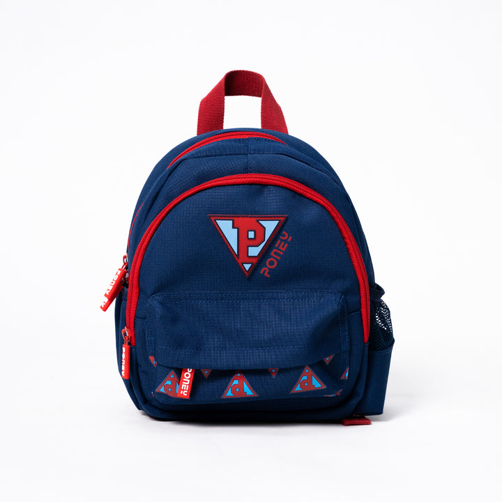 Poney Boys Navy Poney Logo 10'' Backpack Bag TB014