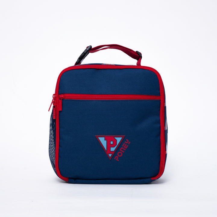 Poney Boys Navy Poney Logo Lunch Bag TB016