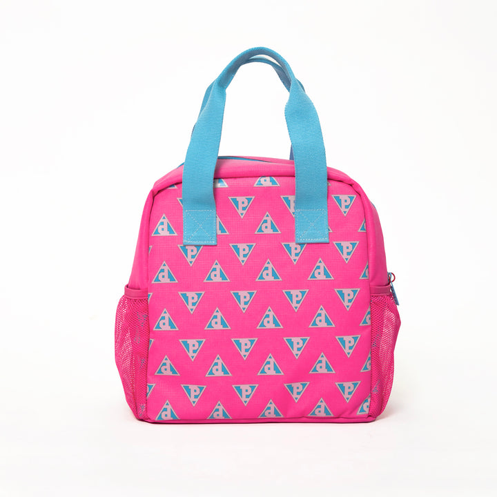 Poney Girls Pink Poney Logo Full Print Tote Lunch Bag TG003