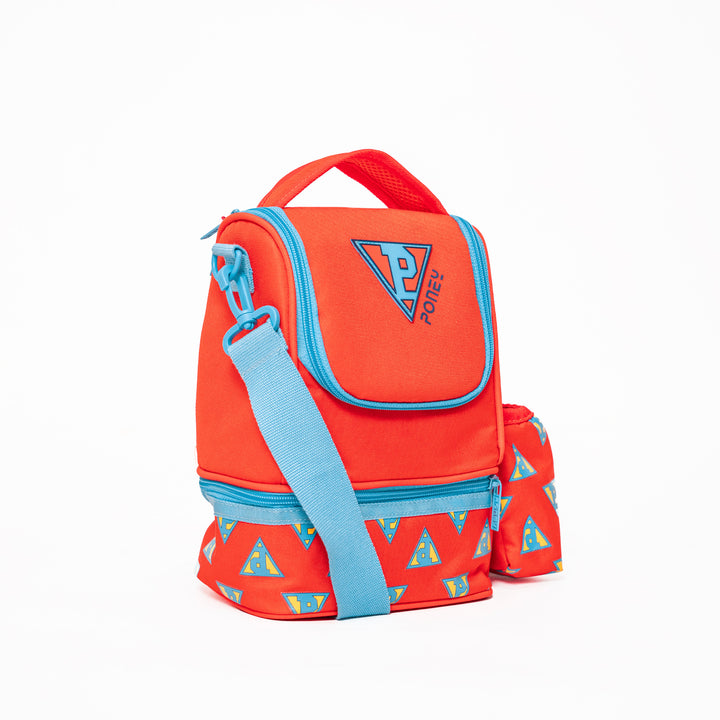 Poney Girls Orange Poney Logo Printed Lunch Bag TG015