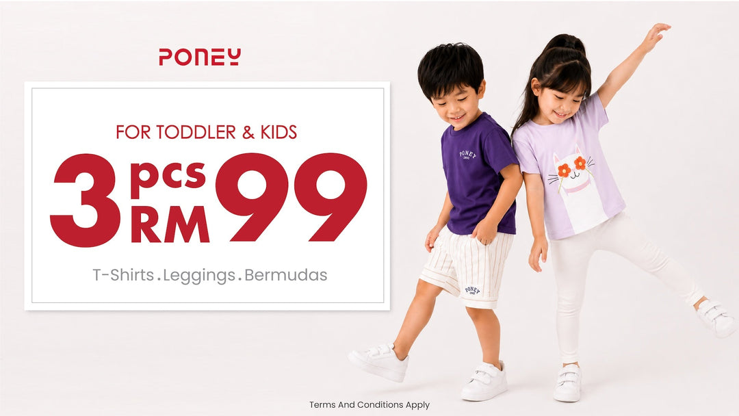 Tees, Leggings & Bermudas : Buy 3 for RM99