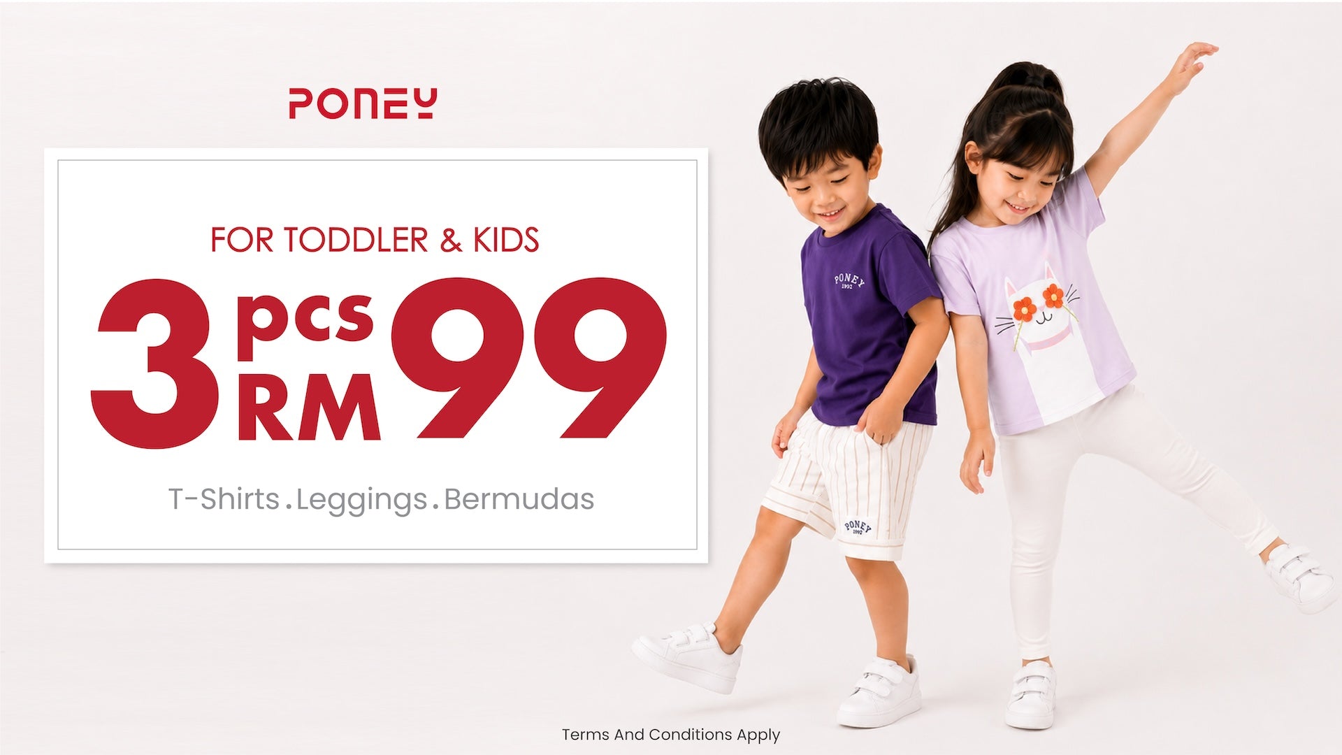 Tees, Leggings & Bermudas : Buy 3 for RM99