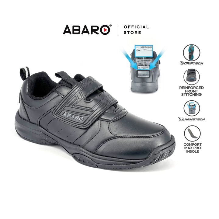 ABARO 2271N School Shoes Black