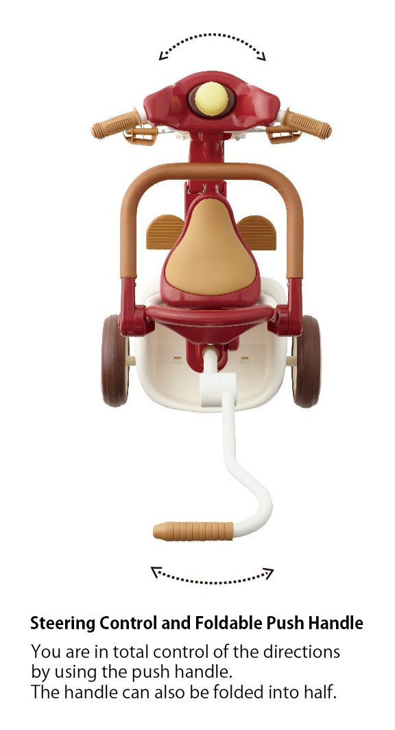 iimo #02 Eternity Red 3in1 Foldable Tricycle for Kids IMT-0211