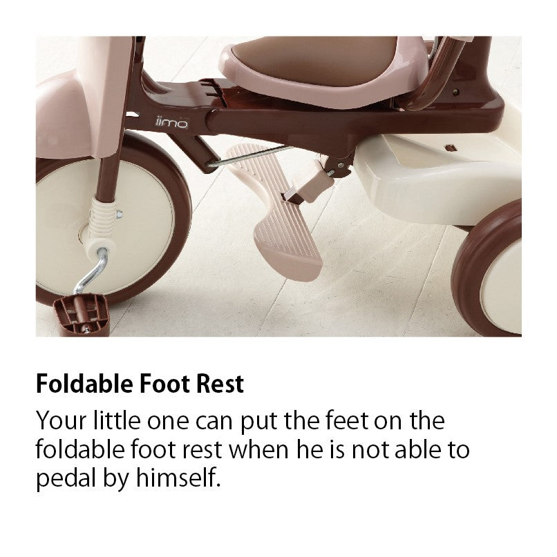 iimo #02 Eternity Red 3in1 Foldable Tricycle for Kids IMT-0211