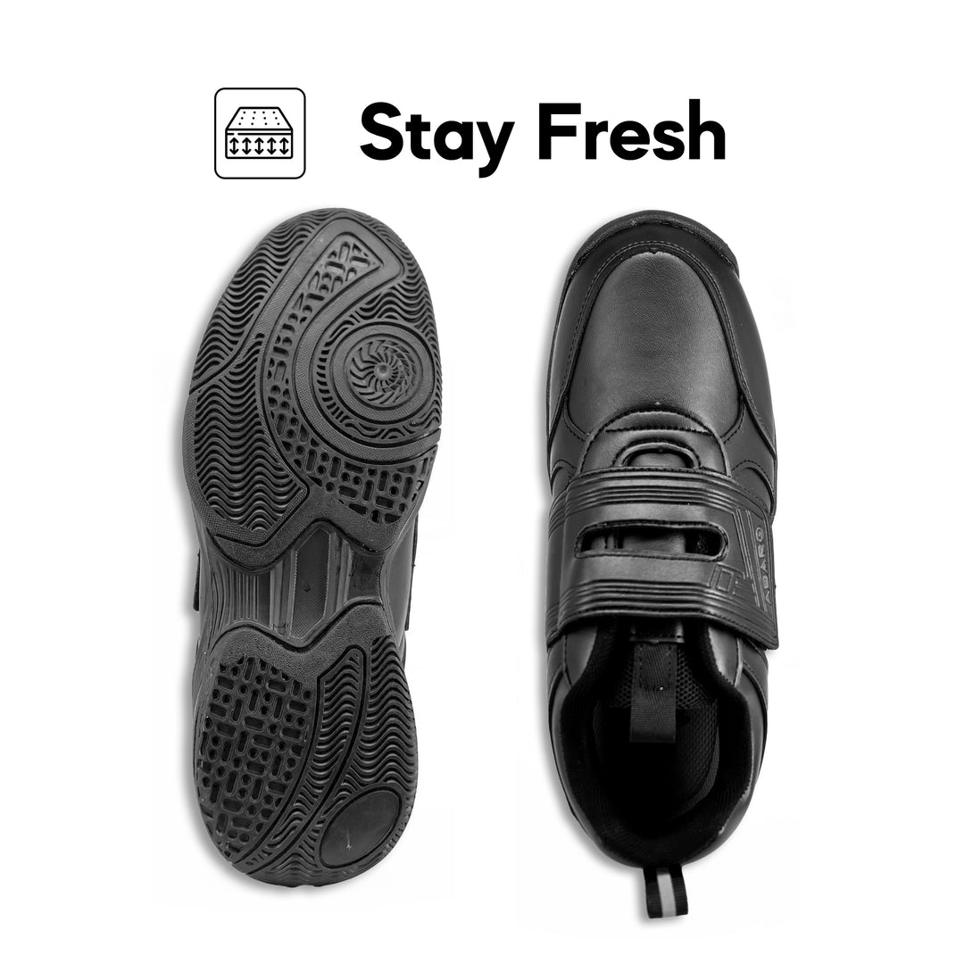 ABARO 2271N School Shoes Black