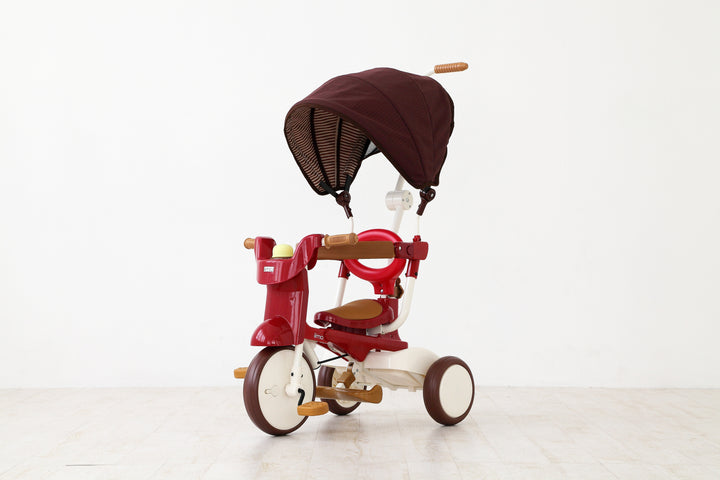 iimo #02 SS Eternity Red Foldable Tricycle with Canopy IMT-4319
