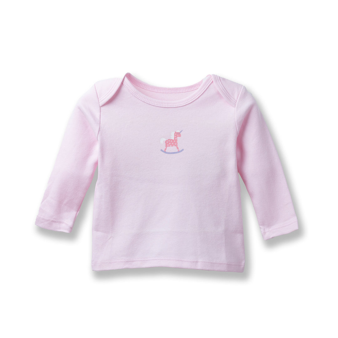 Poney Baby Girls Assorted Colors 3-Pack L/Sleeve Top 0039