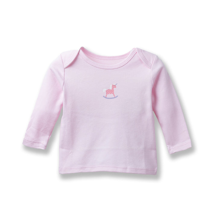 Poney Baby Girls Assorted Colors 3-Pack L/Sleeve Top 0039