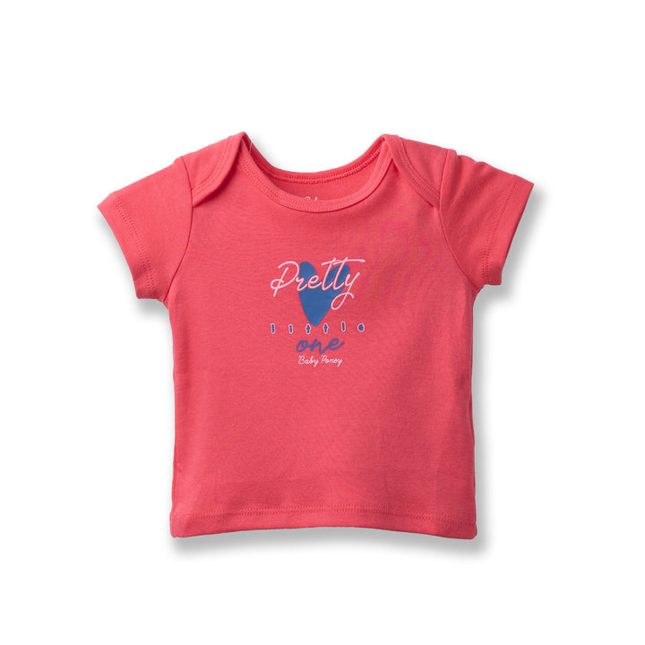 Poney Baby Girls Assorted Colors 3-Pack S/Sleeve Top 0036