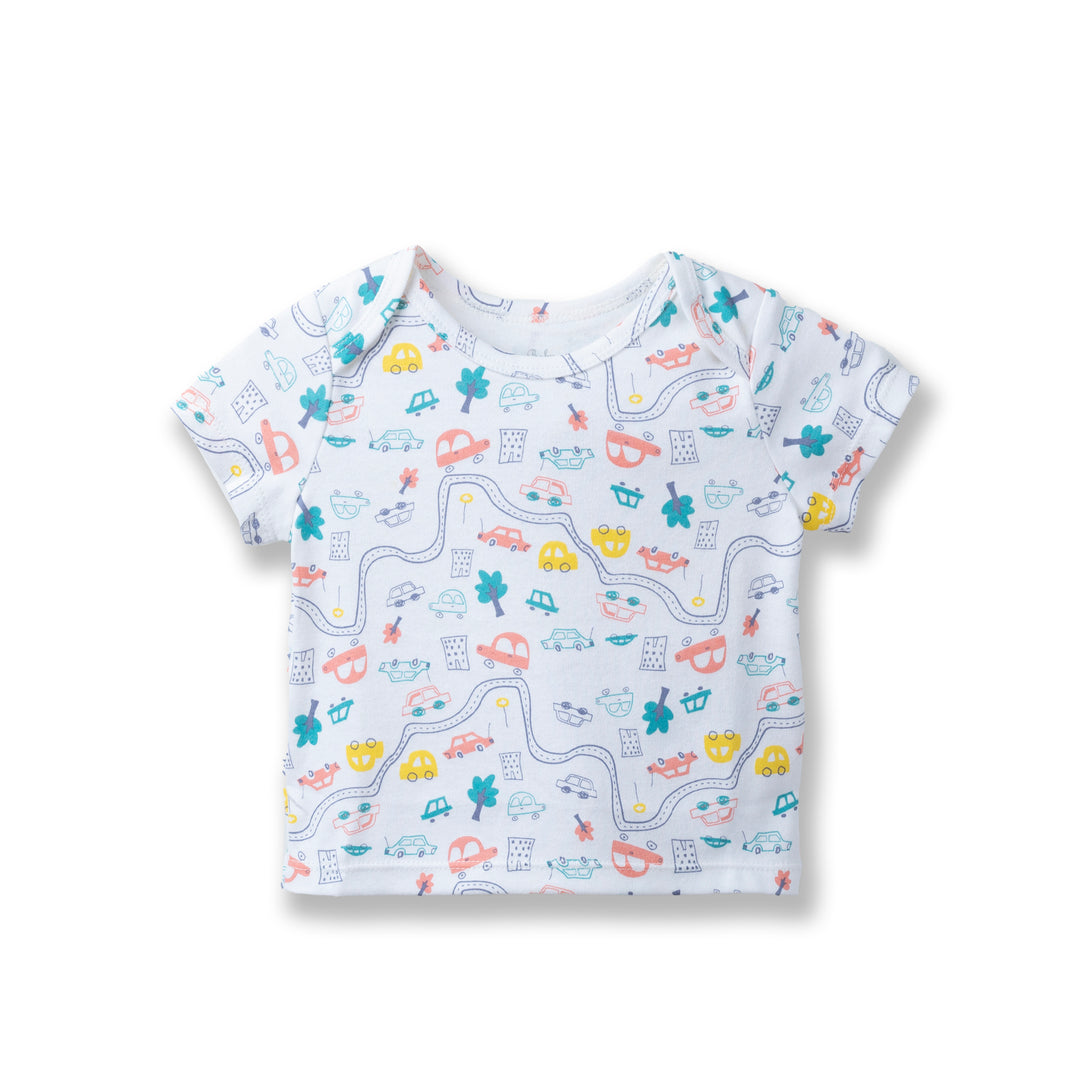 Poney Baby Boys Assorted Colors 3-Pack S/Sleeve Top 0003