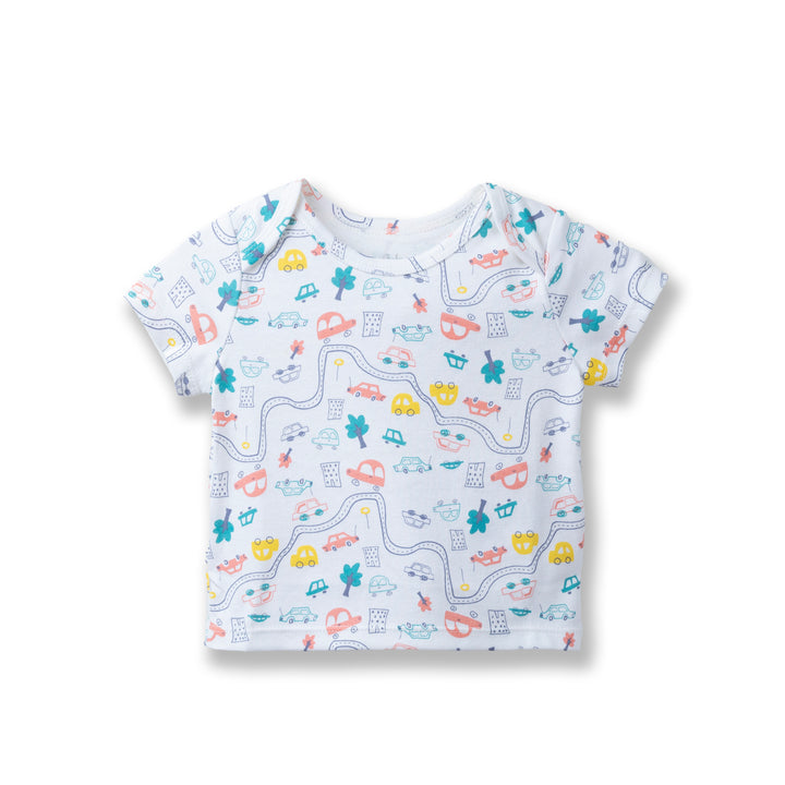 Poney Baby Boys Assorted Colors 3-Pack S/Sleeve Top 0003