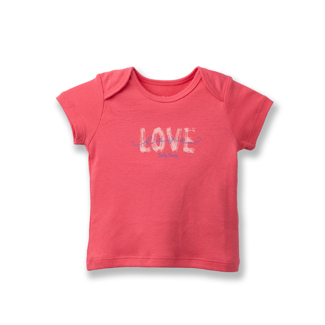 Poney Baby Girls Assorted Colors 3-Pack S/Sleeve Top 0035