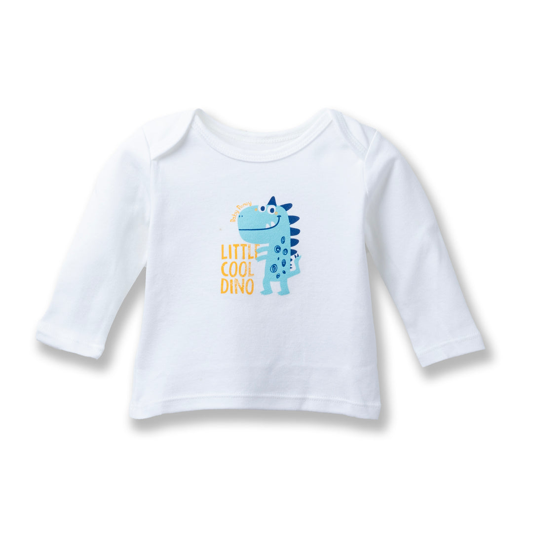 Poney Baby Boys Assorted Colors 3-Pack L/Sleeve Top 0005
