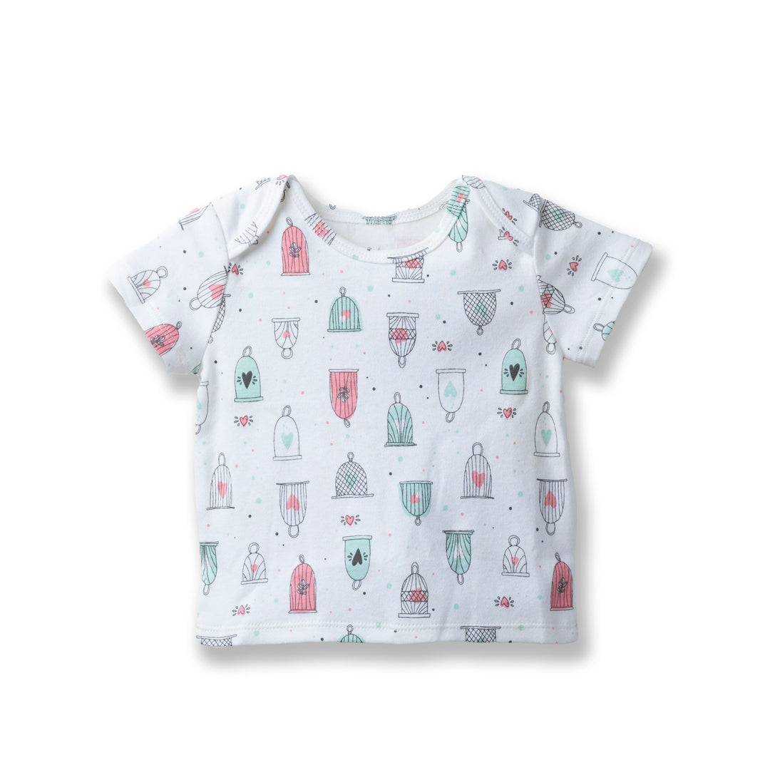 Poney Baby Girls Assorted Colors 3-Pack S/Sleeve Top 0034