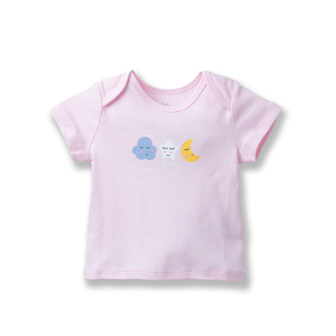 Poney Baby Girls Assorted Colors 3-Pack S/Sleeve Top 0037