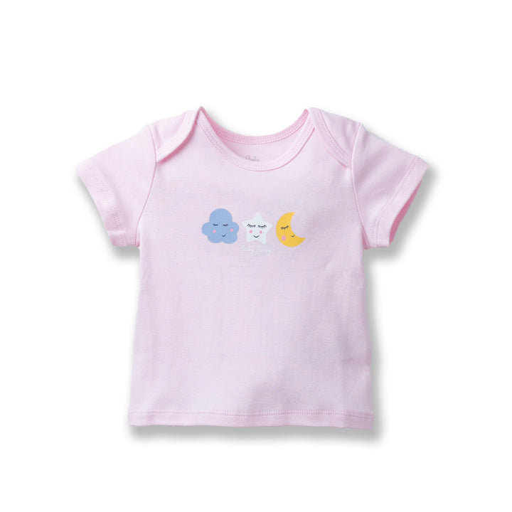 Poney Baby Girls Assorted Colors 3-Pack S/Sleeve Top 0037