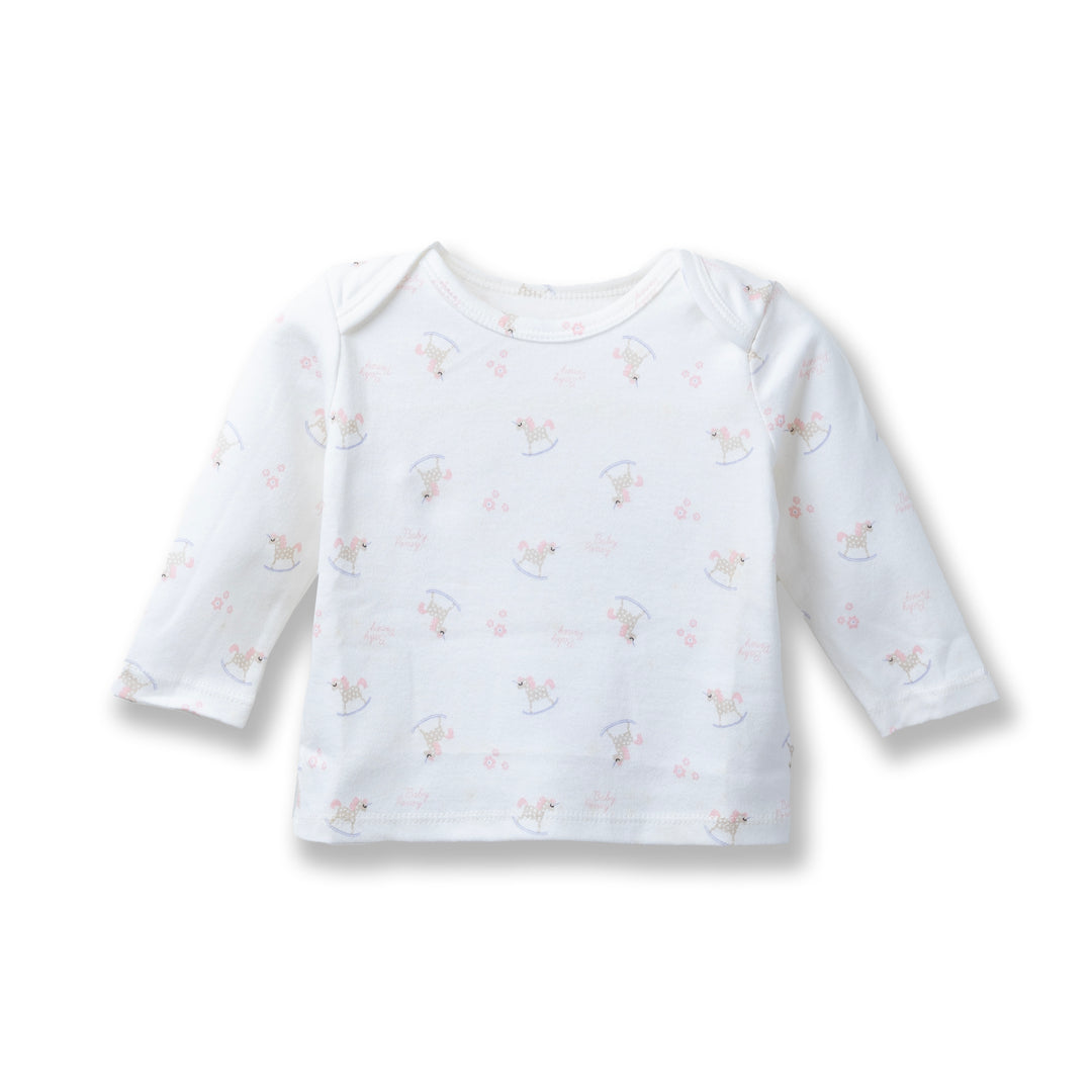 Poney Baby Girls Assorted Colors 3-Pack L/Sleeve Top 0039