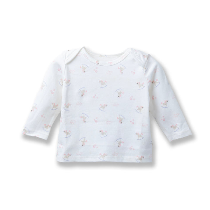 Poney Baby Girls Assorted Colors 3-Pack L/Sleeve Top 0039