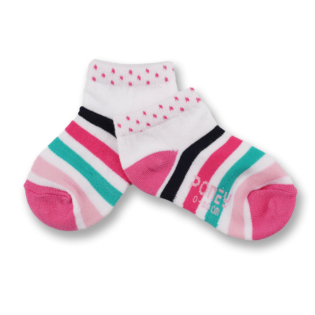 Poney Baby Girls Comfortable Socks Assorted Colours