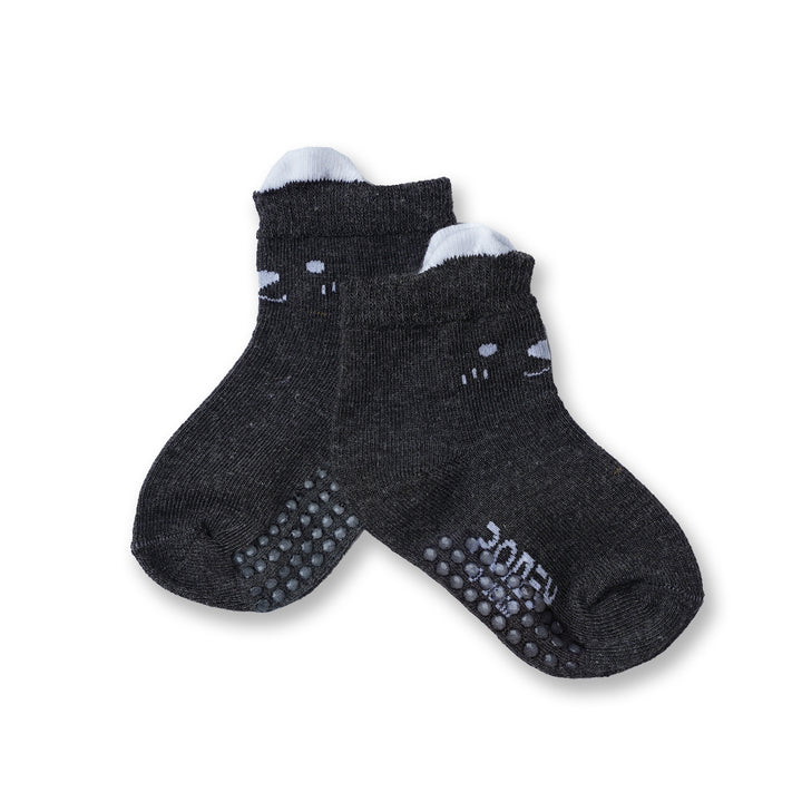 Poney Baby Boys Cute Bear Socks with Non Slip Sole